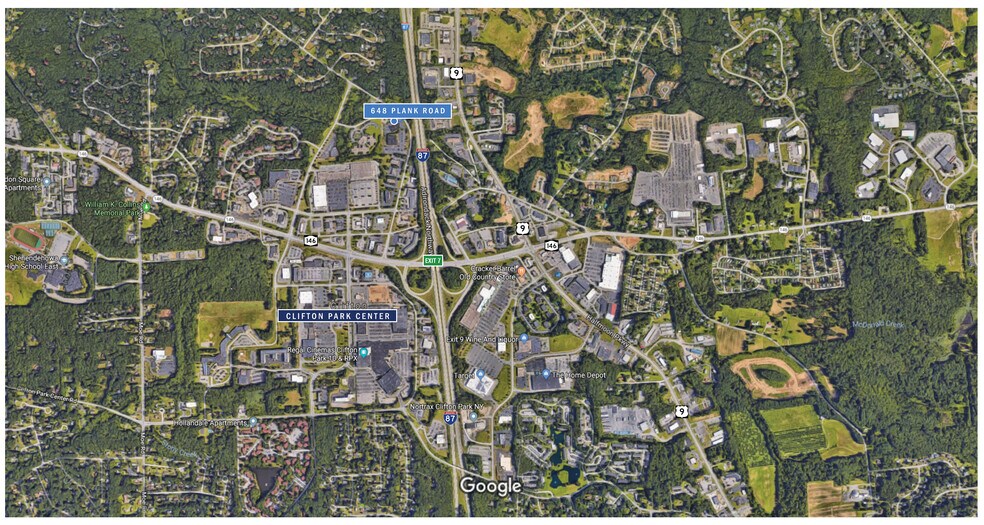 648 Plank Rd, Clifton Park, NY à louer - Aérien - Image 2 de 2