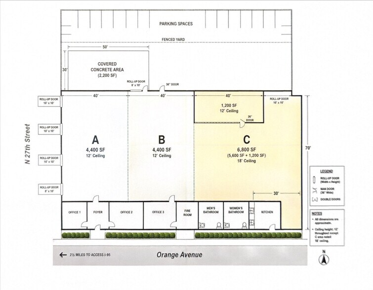 2610 Orange Ave, Fort Pierce, FL à louer - Plan d’étage - Image 2 de 30