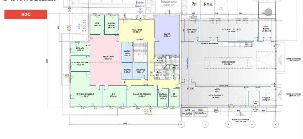 Bureau dans Saint-Priest à louer - Plan d’étage - Image 3 de 4