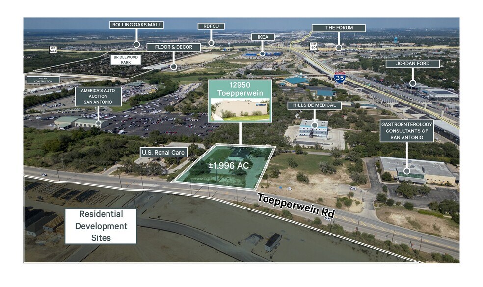 12950 Toepperwein Rd, Live Oak, TX à vendre - Photo du bâtiment - Image 1 de 5