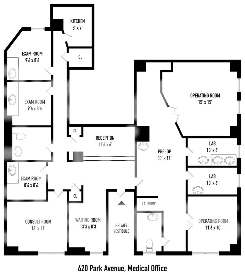 620 Park Ave, New York, NY 10065 - Unité Med 2 - - Plan d’étage - Image 1 of 5