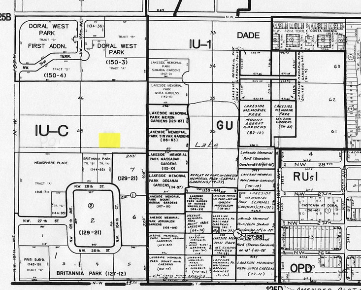 3071 NW 107th Ave, Doral, FL for sale - Plat Map - Image 3 of 4