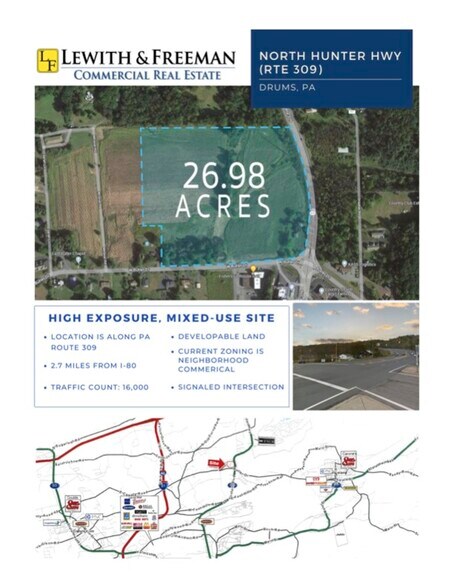 N. Hunter Highway, Drums, PA for sale - Building Photo - Image 3 of 4