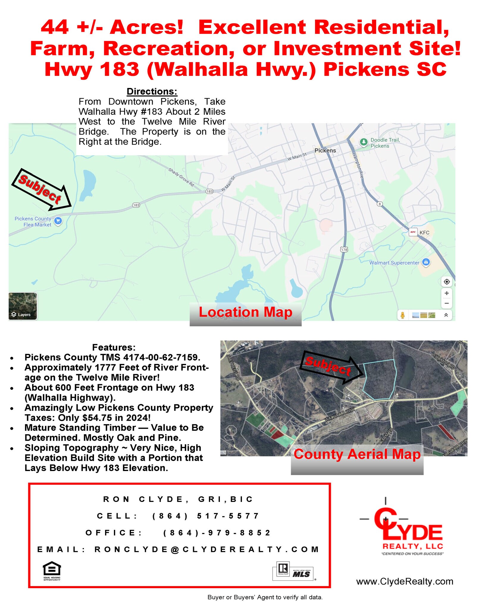 Walhalla Highway Hwy, Pickens, SC for sale Other- Image 1 of 8