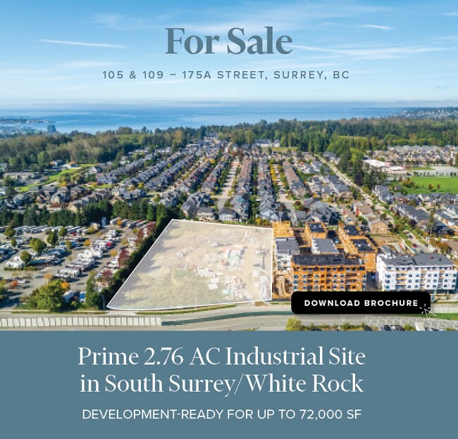 Plus de détails pour 105 & 109 175A St, Surrey, BC - Terrain à vendre