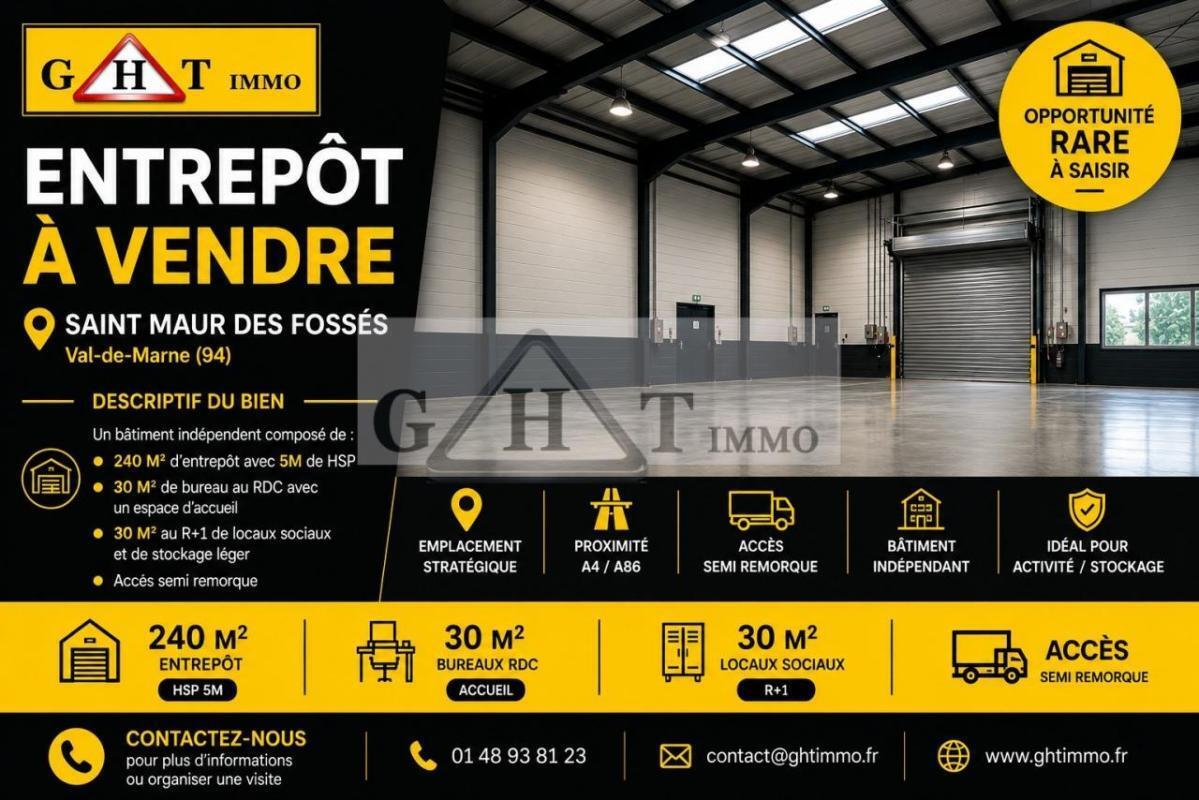 Industrial in Saint-Maur-des-Fossés for sale Building Photo- Image 1 of 2