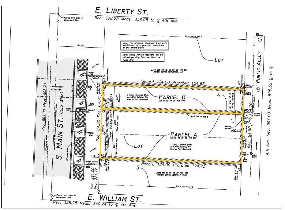 331 S Main St, Ann Arbor, MI for lease Site Plan- Image 1 of 1