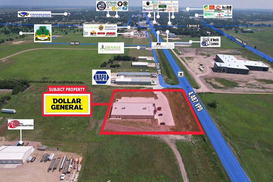 U.S. 20, Oneill, NE à vendre - Aérien - Image 3 de 5