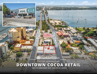 Plus de détails pour 105-113 Brevard Ave, Cocoa, FL - Commerce de détail à vendre