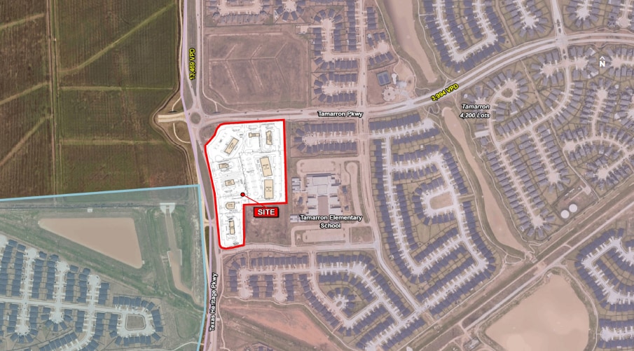 SEQ of Texas Heritage Pkwy & Tamarron Pkwy, Katy, TX for lease - Site Plan - Image 2 of 3