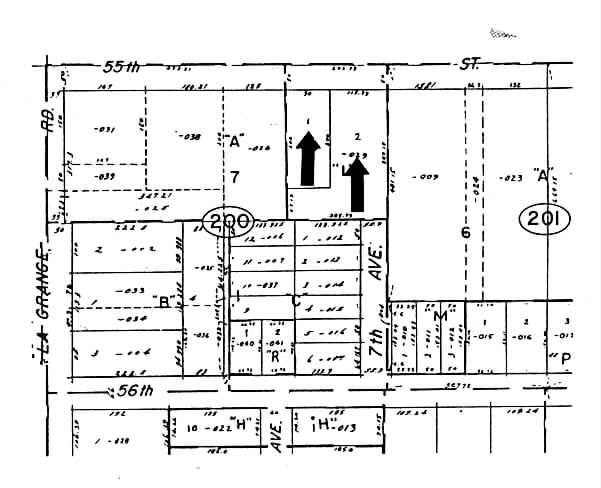 9901 W 55th St, Countryside, IL for lease - Plat Map - Image 2 of 5