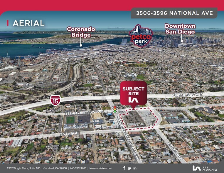 3506 National Ave, San Diego, CA à louer - Photo du bâtiment - Image 2 de 6