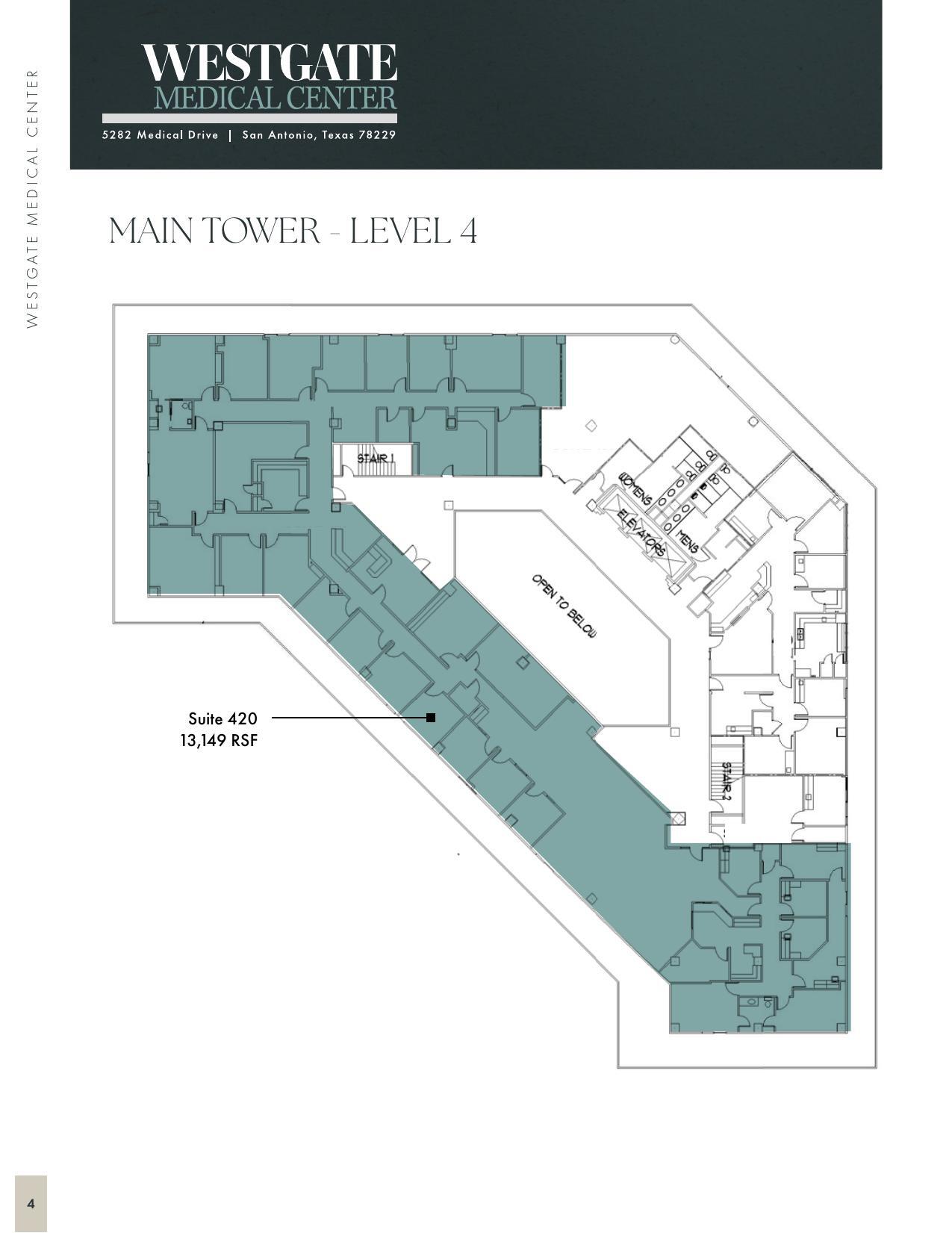 5282 Medical Dr, San Antonio, TX à louer Plan d’étage- Image 1 de 1
