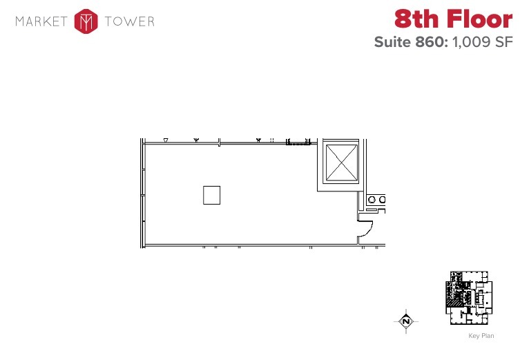 10 W Market St, Indianapolis, IN for lease Floor Plan- Image 1 of 1