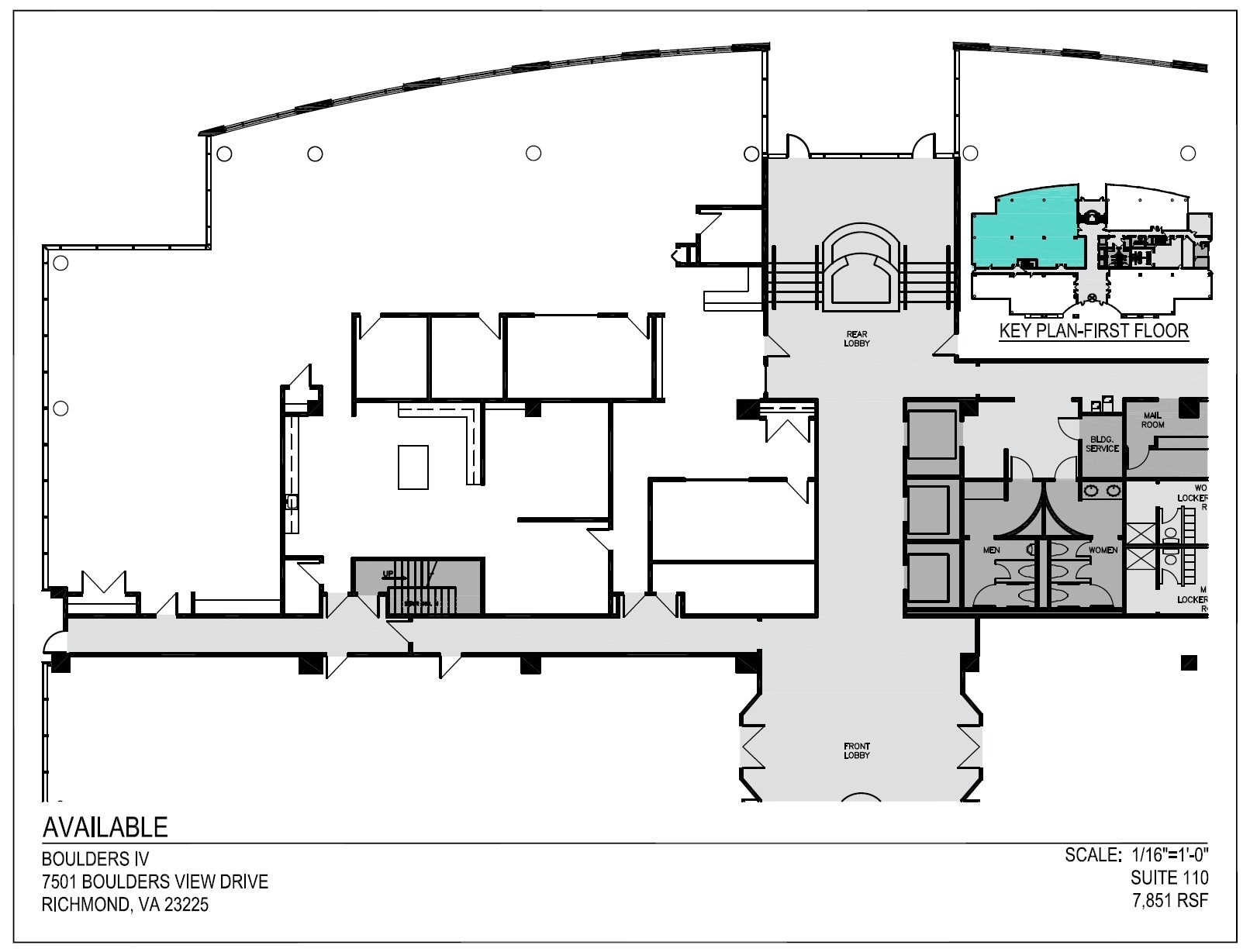 7501 Boulder View Dr, North Chesterfield, VA for lease Floor Plan- Image 1 of 1