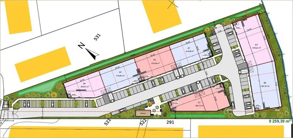 Flex dans Launaguet à louer - Plan de site - Image 3 de 7