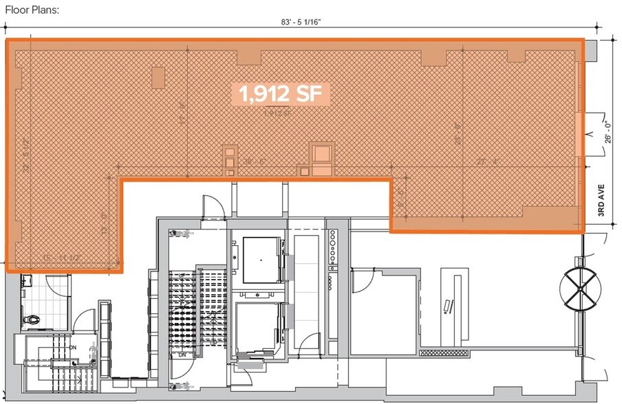 1026 3rd Ave, New York, NY à louer - Plan d’étage - Image 2 de 2