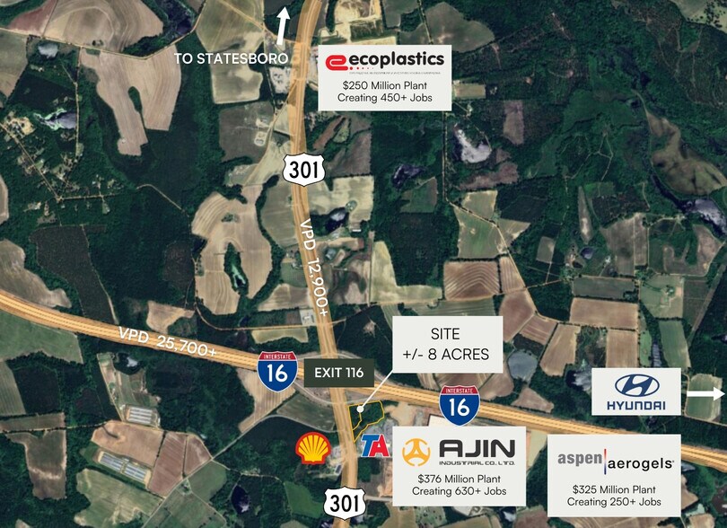 0 U.S. 301S Hwy, Register, GA à vendre - Photo du bâtiment - Image 2 de 7