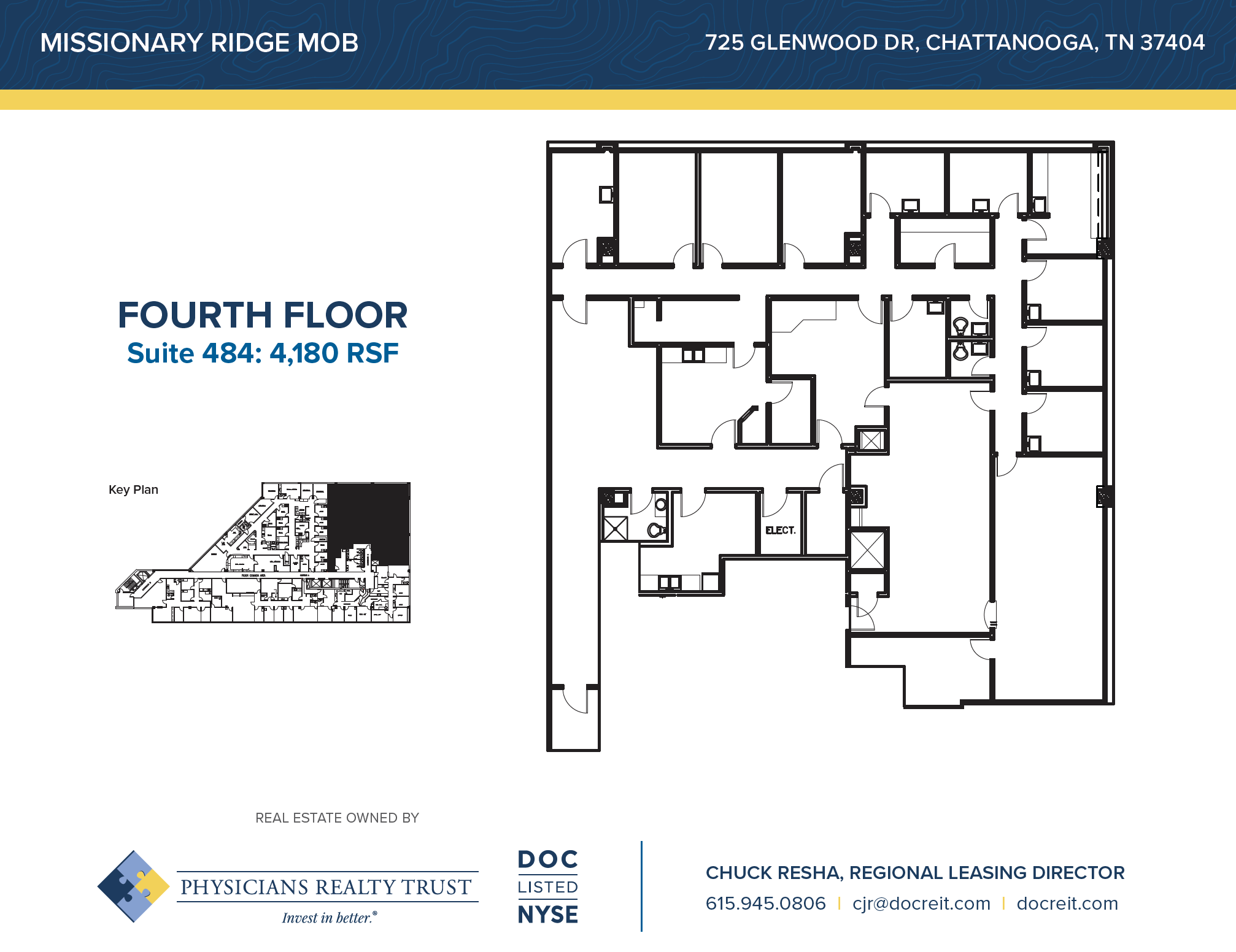 725 Glenwood Dr, Chattanooga, TN à louer Plan d’étage- Image 1 de 11