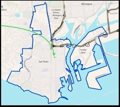 538 W 5th St, San Pedro, CA - Aerial  map view - Image1