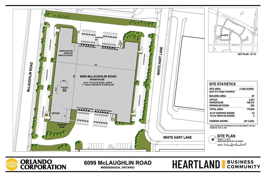6099 Mclaughlin Rd, Mississauga, ON à louer - Plan de site - Image 2 de 6