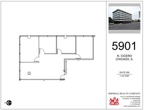 5901 N Cicero Ave, Chicago, IL for lease Floor Plan- Image 1 of 1