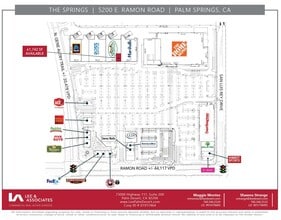5200 E Ramon Rd, Palm Springs, CA for lease Site Plan- Image 2 of 2