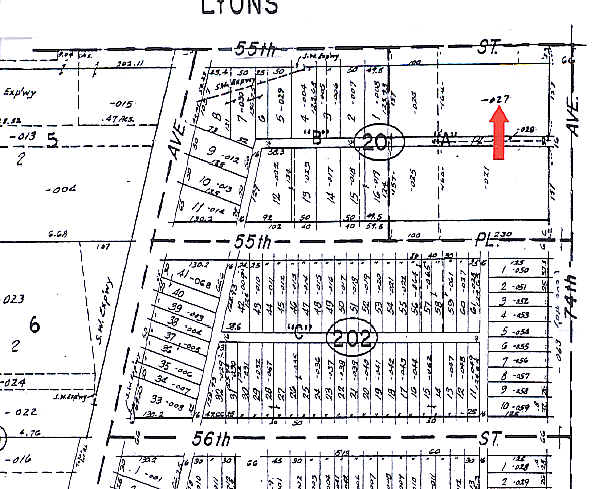 7401-7415 Archer Ave, Summit, IL for lease - Plat Map - Image 3 of 12