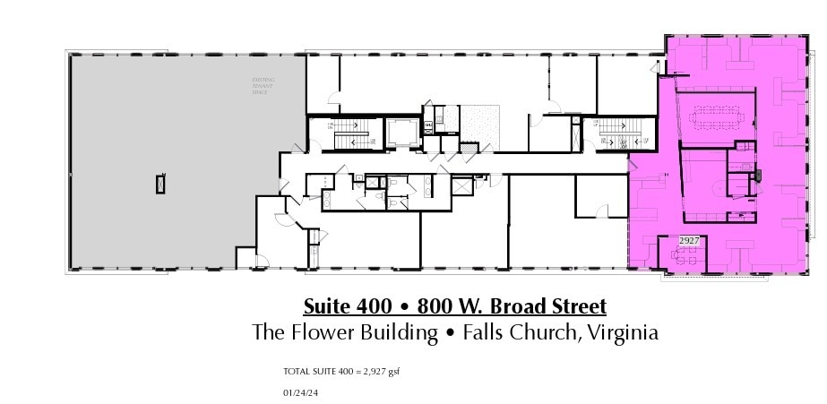 800 W Broad St, Falls Church, VA 22046 - Unit 400 -  - Floor Plan - Image 1 of 1