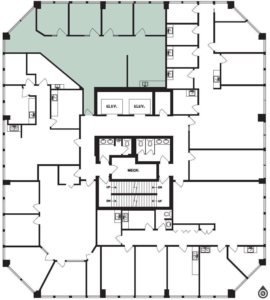1200 Burrard St, Vancouver, BC for lease Floor Plan- Image 1 of 1