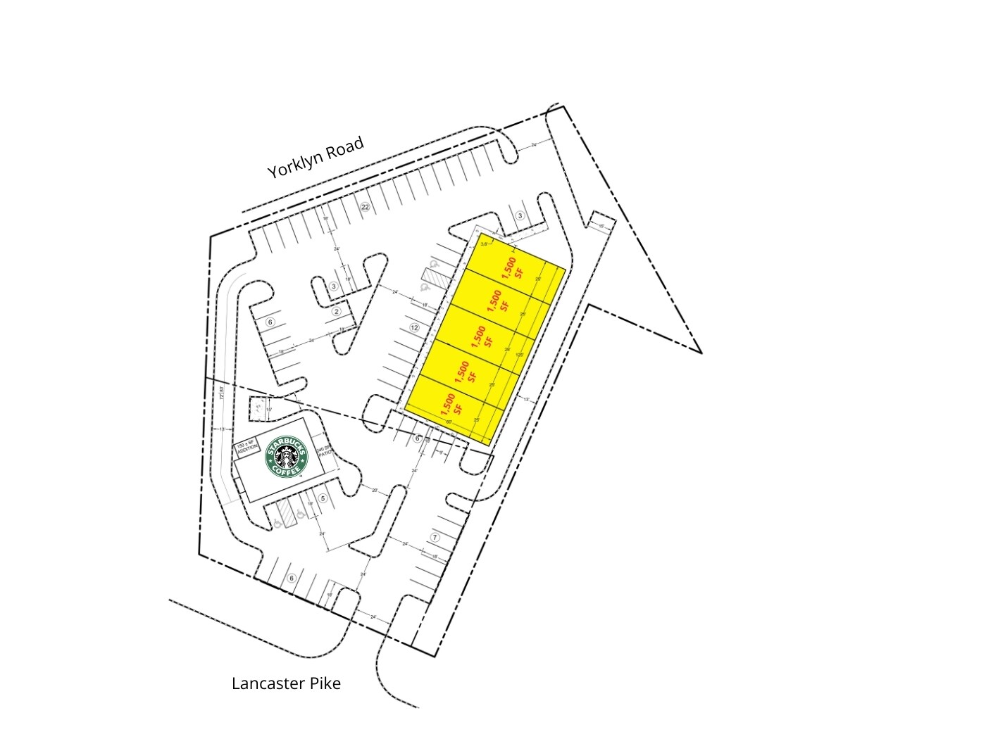 646 Yorklyn Rd, Hockessin, DE for lease Site Plan- Image 1 of 1