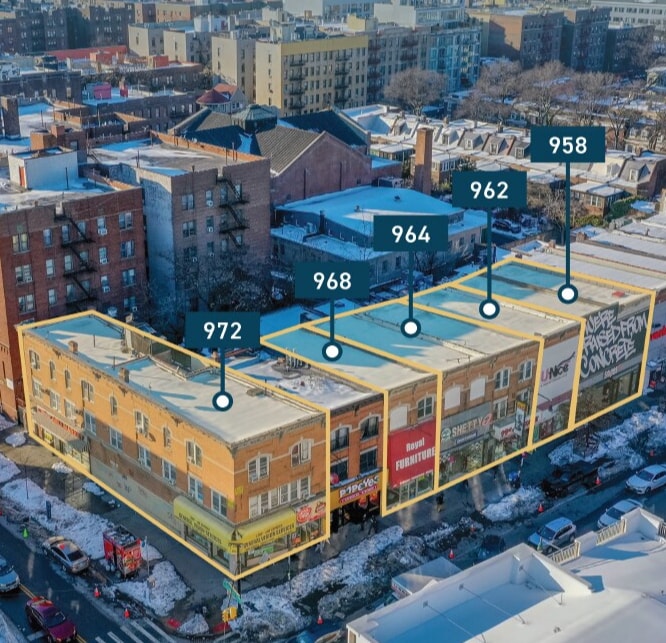 958, 962, 964, 968 & 972 Flatbush Avenue portfolio of 4 properties for sale on LoopNet.ca Building Photo- Image 1 of 7