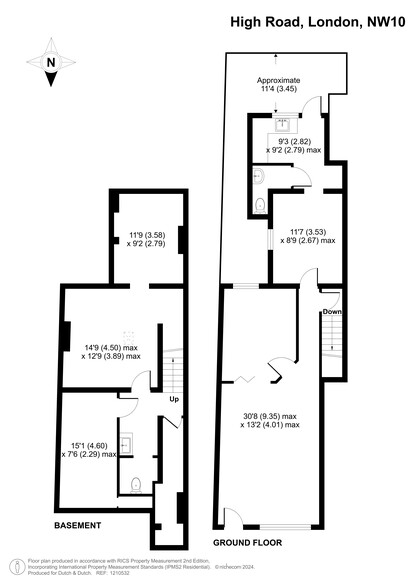 15 High Rd, London à louer - Plan de site - Image 2 de 2