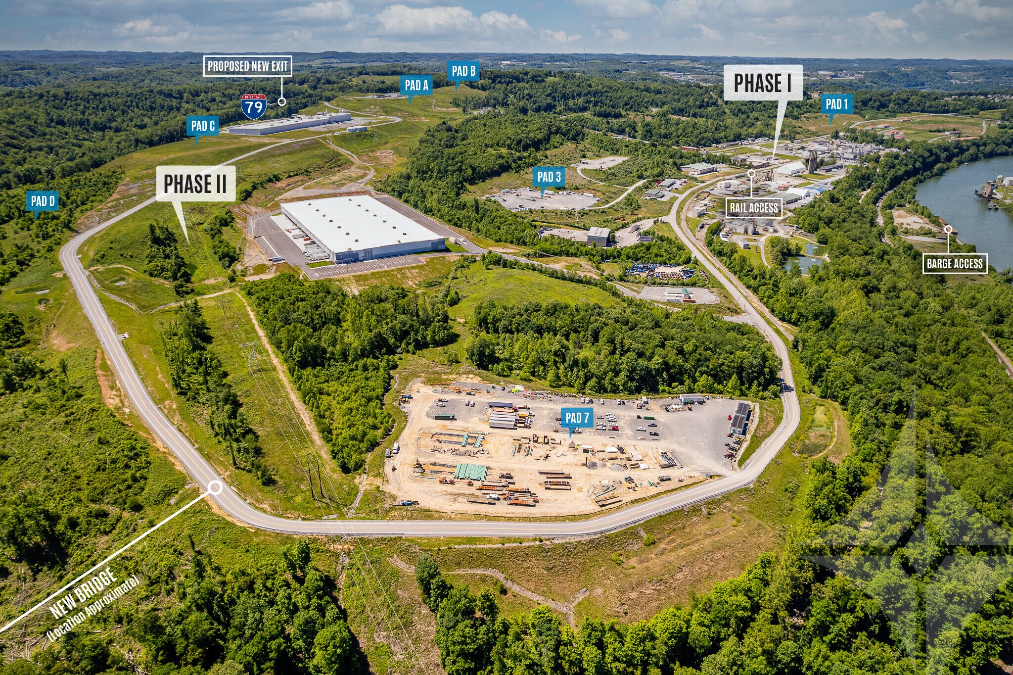 Morgantown Industrial Park-Phase I & II portefeuille de 7 propriétés à vendre sur LoopNet.ca Photo principale- Image 1 de 34