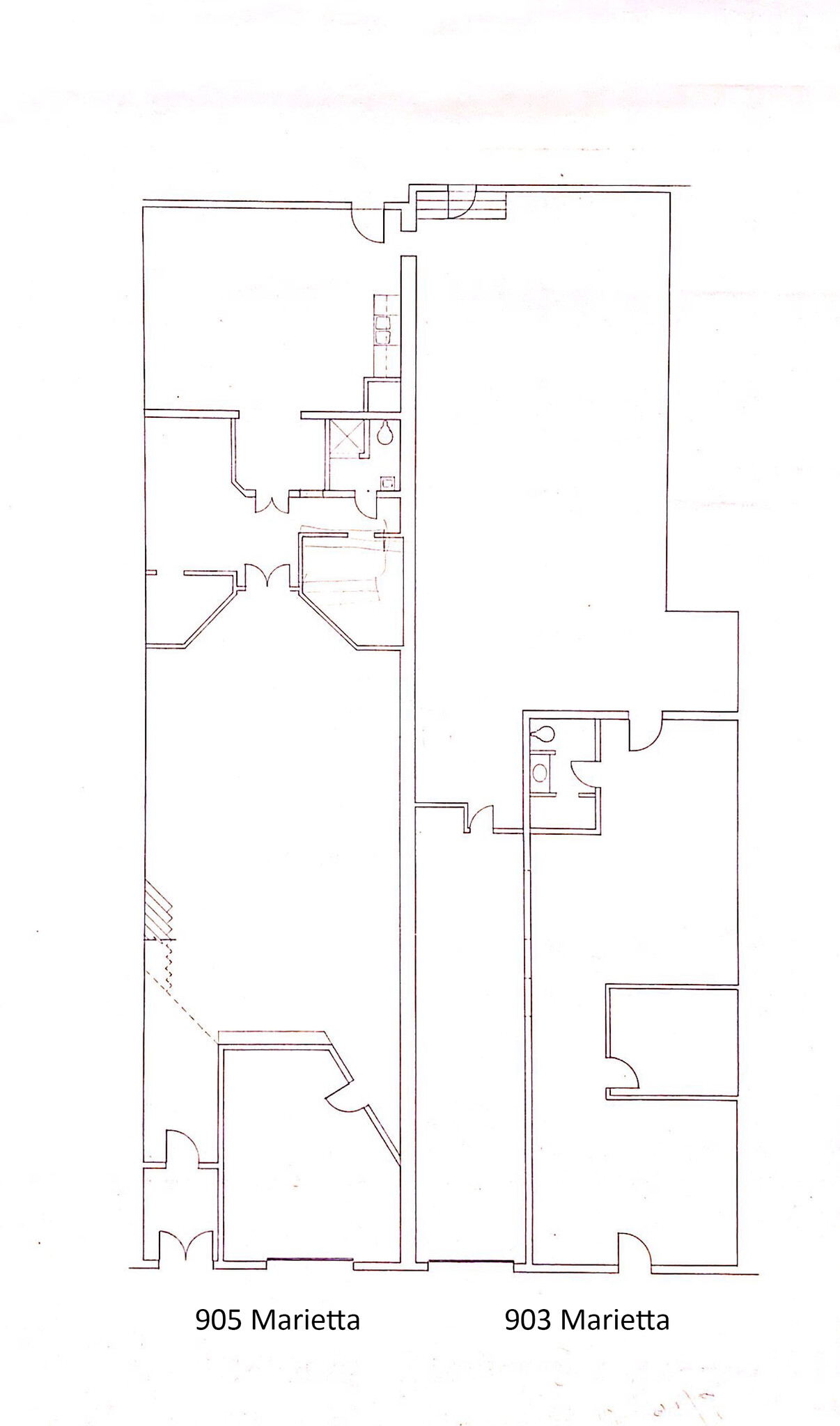 903 Marietta St NW, Atlanta, GA à vendre Plan d’étage- Image 1 de 1