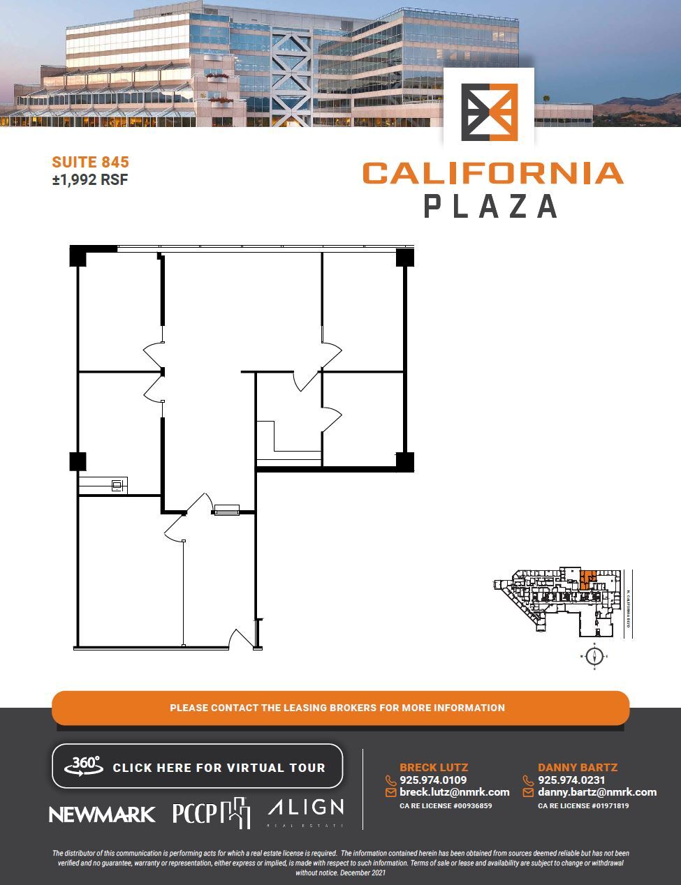 2121 N California Blvd, Walnut Creek, CA for lease Floor Plan- Image 1 of 1