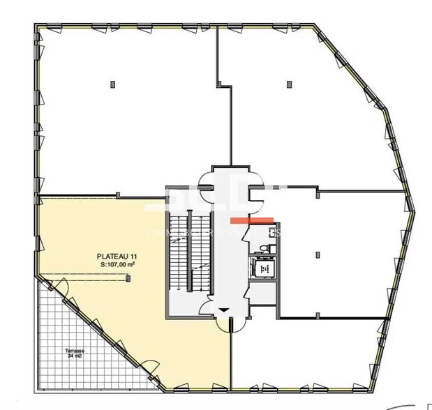 Bureau dans Gleizé à louer - Plan d’étage - Image 3 de 8