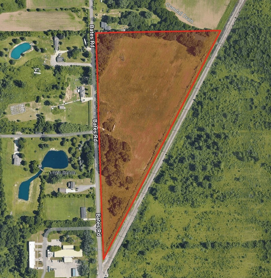 54444 Bates Rd, Chesterfield, MI à vendre Aérien- Image 1 de 2