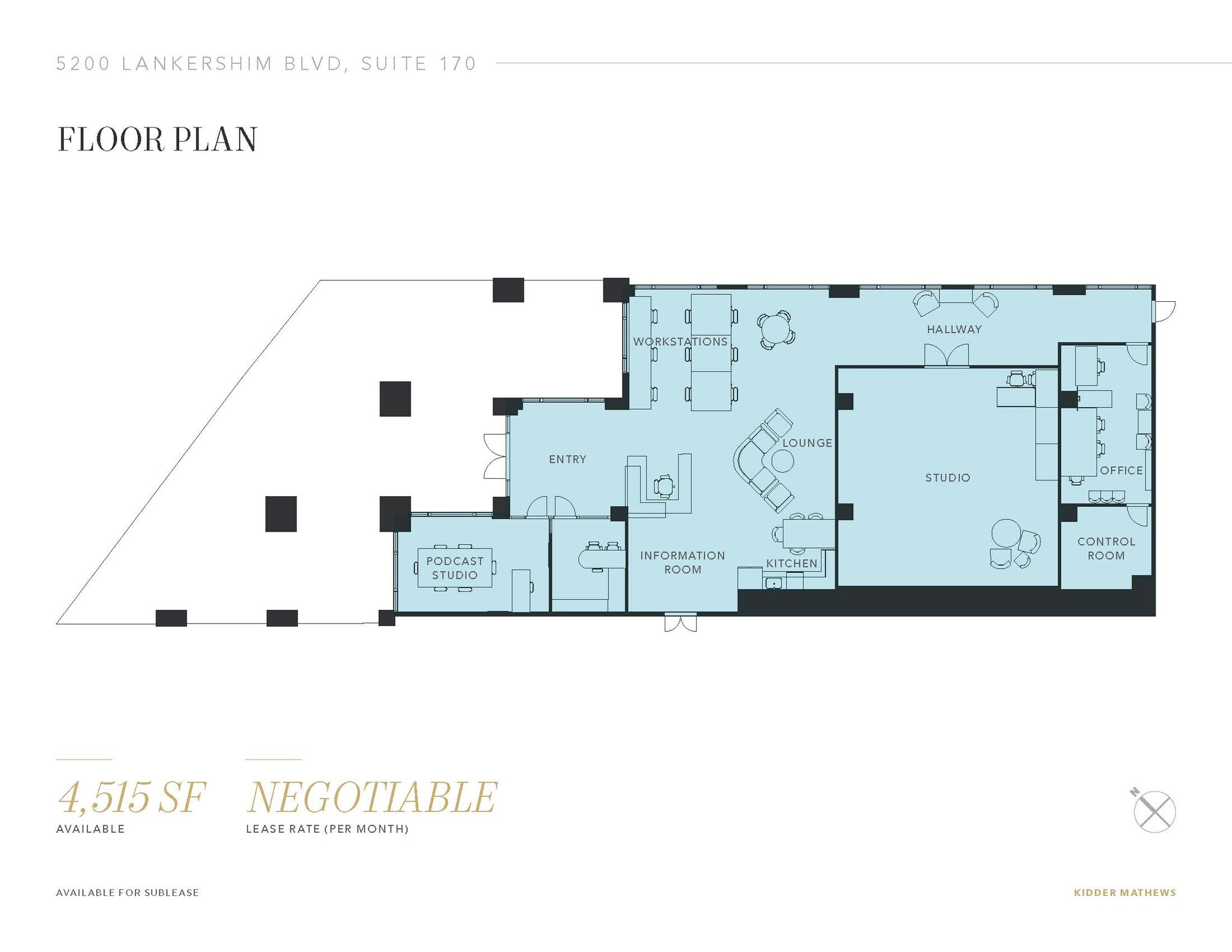 5200 Lankershim Blvd, North Hollywood, CA for lease Floor Plan- Image 1 of 9