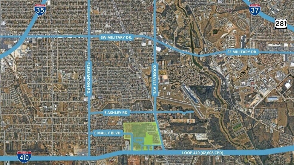 Roosevelt & SE Loop 410 Hwy, San Antonio, TX à vendre - Photo du bâtiment - Image 2 de 2