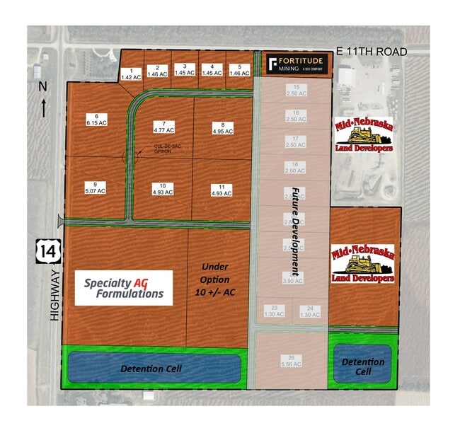 Plus de détails pour 1657 Mission Avenue, Aurora, NE - Terrain à vendre