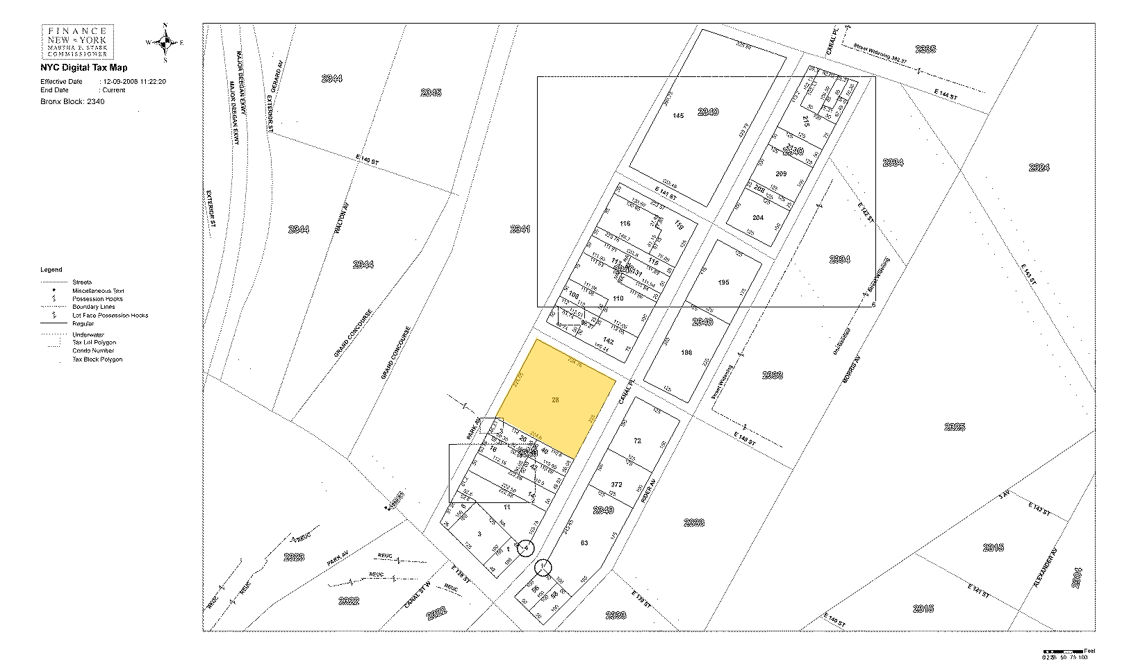 2590 Park Ave, Bronx, NY à vendre Plan cadastral- Image 1 de 1