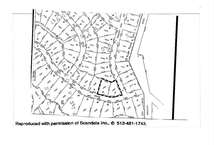 20502 Post Oak Dr, Lago Vista, TX à vendre - Plan cadastral - Image 2 de 16