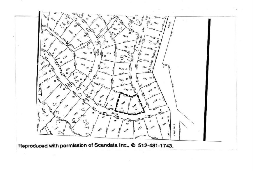 20502 Post Oak Dr, Lago Vista, TX for sale - Plat Map - Image 2 of 16
