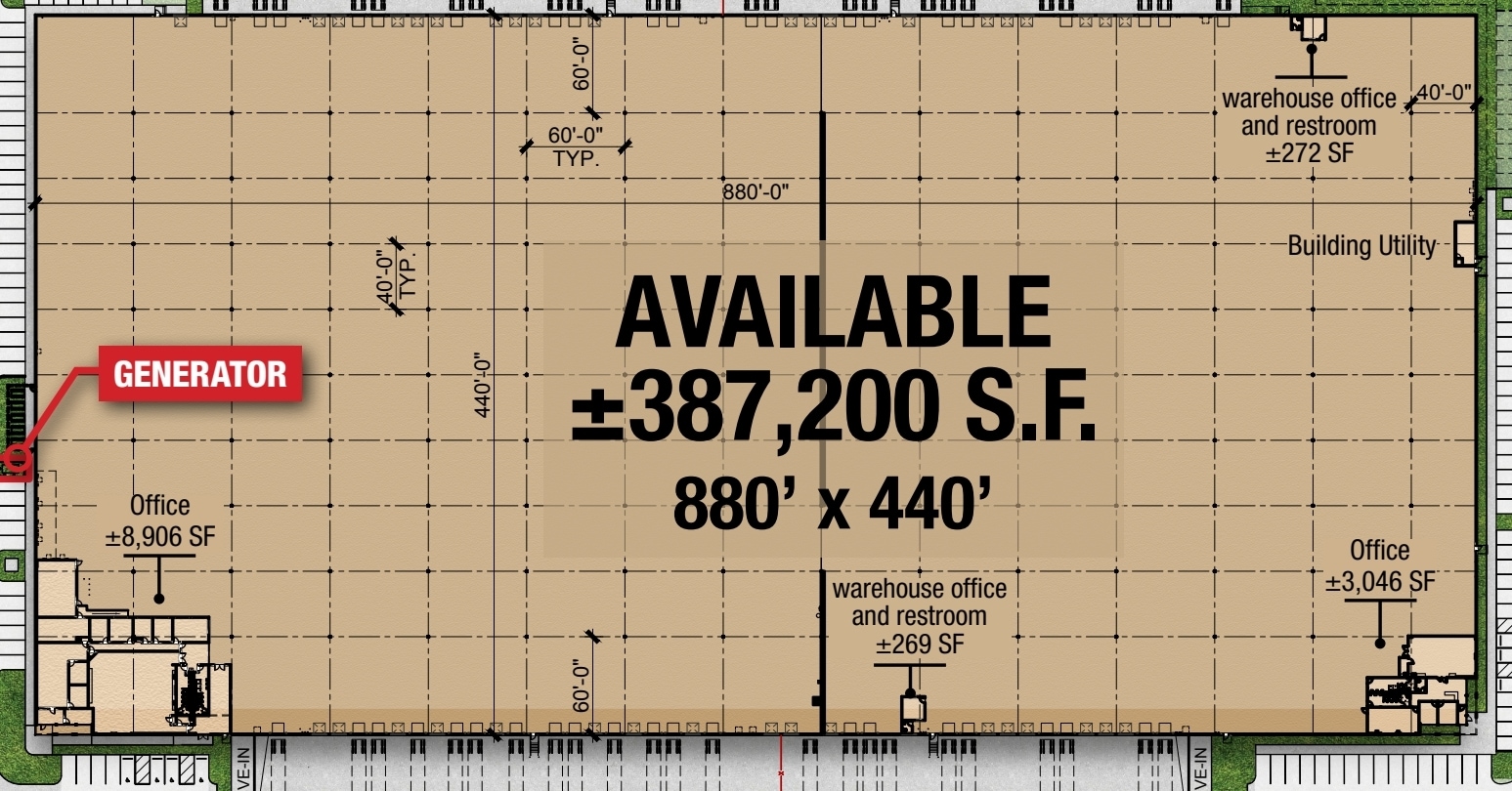 1765-1795 Worldwide Blvd, Hebron, KY à louer Plan d’étage- Image 1 de 8