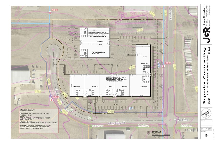 0000 Clay Ridge Ct, Salina, KS for lease - Site Plan - Image 1 of 2
