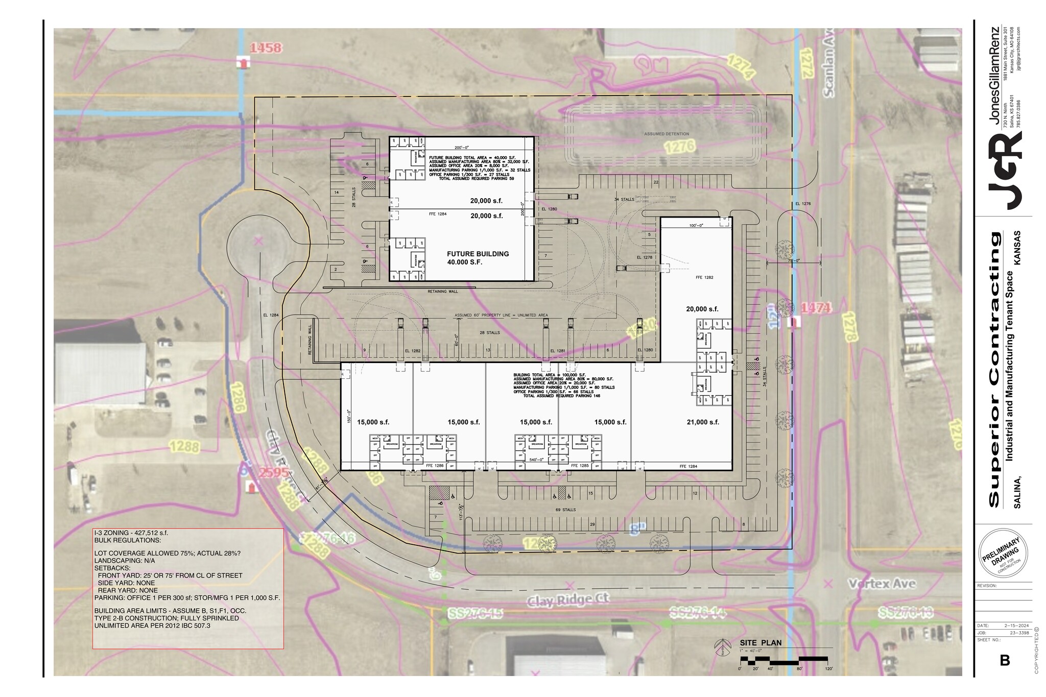 0000 Clay Ridge Ct, Salina, KS for lease Site Plan- Image 1 of 3