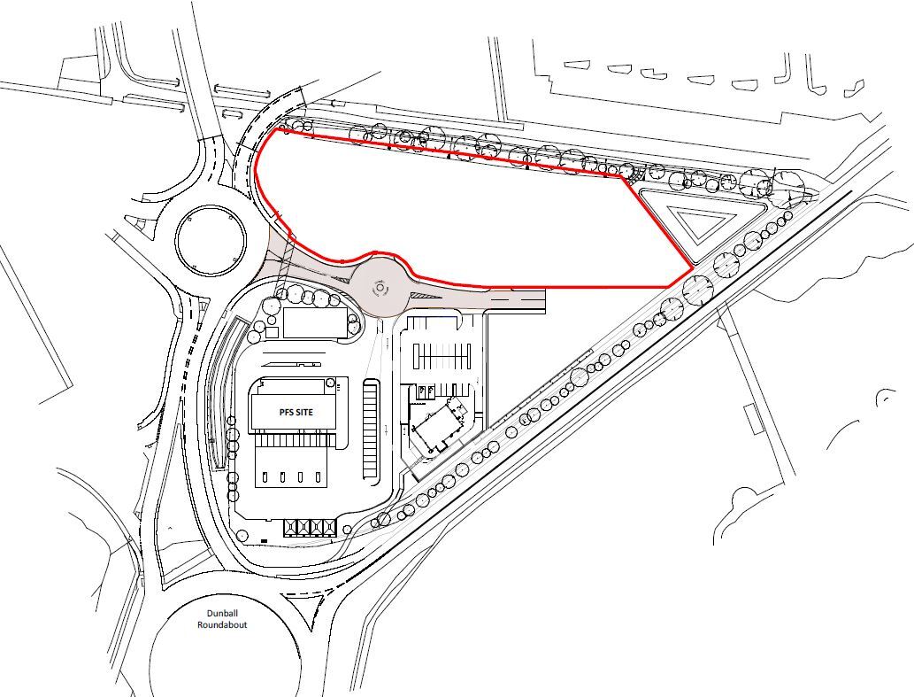 Plot 3B & 4, Land North of Dunball portefeuille de 2 propriétés à vendre sur LoopNet.ca Plan cadastral- Image 1 de 3