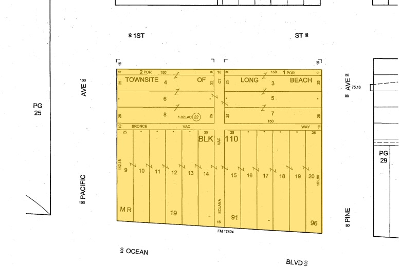 111 W Ocean Blvd, Long Beach, CA for lease - Plat Map - Image 2 of 19