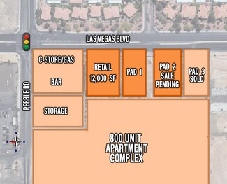 Plus de détails pour W Pebble Rd, Las Vegas, NV - Commerce de détail à louer